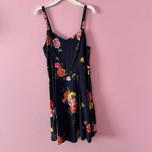 Old Navy Floral Smocked Dress